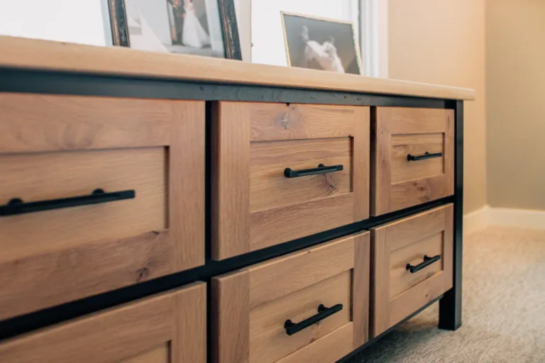 Custom bedroom cabinetry