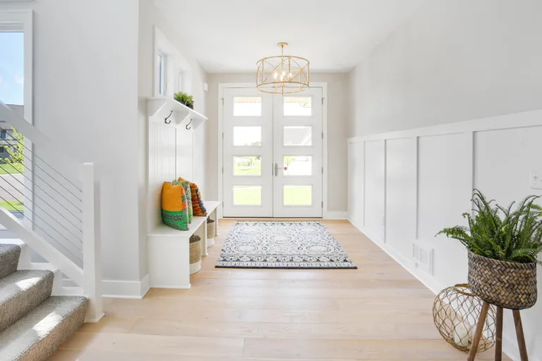 Custom mudroom cabinets