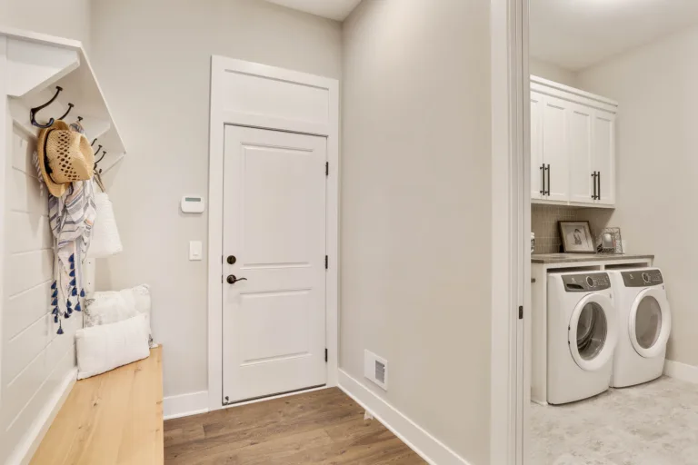 Custom mudroom cabinets