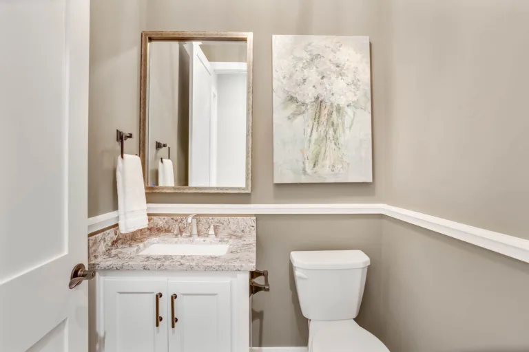 Custom bathroom vanity and cabinets