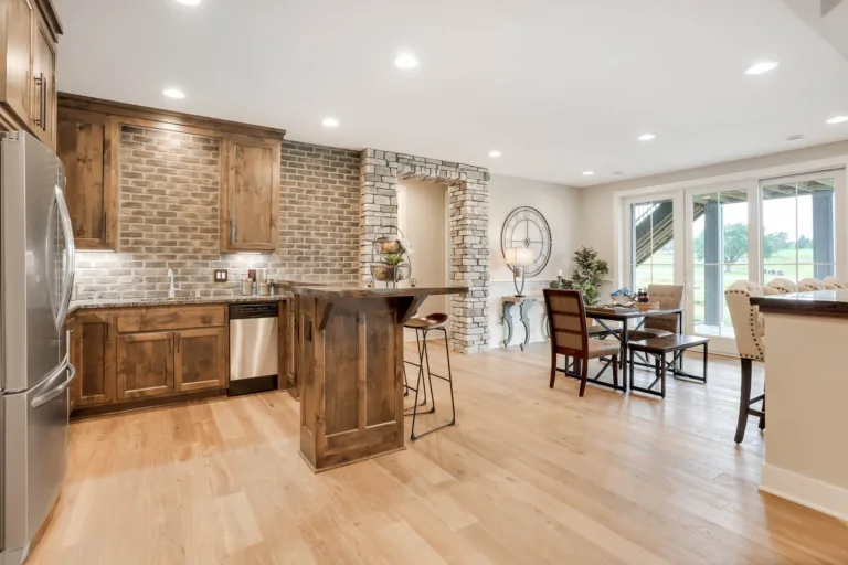 Custom home bar cabinetry