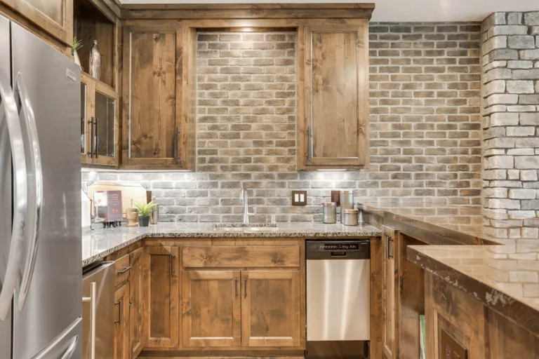 Custom home bar cabinetry