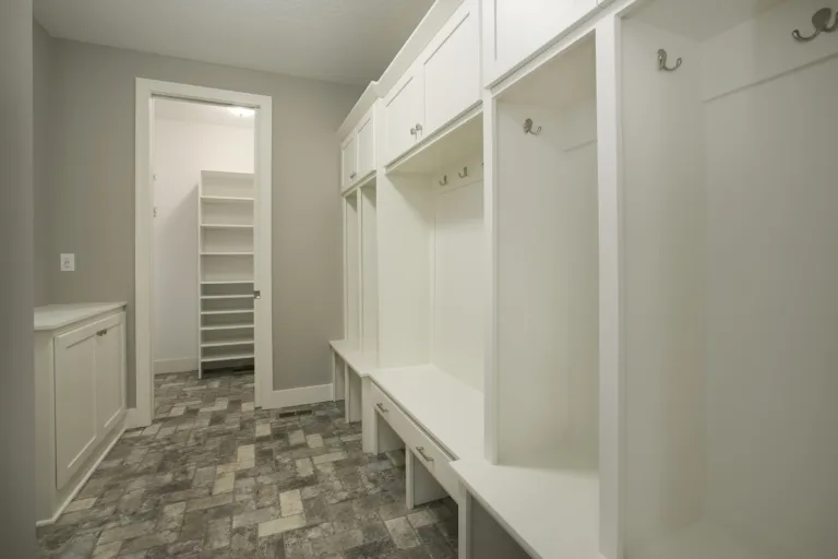 Custom mudroom cabinets