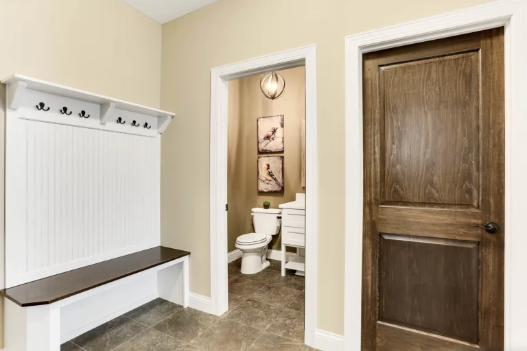 Custom mudroom cabinets