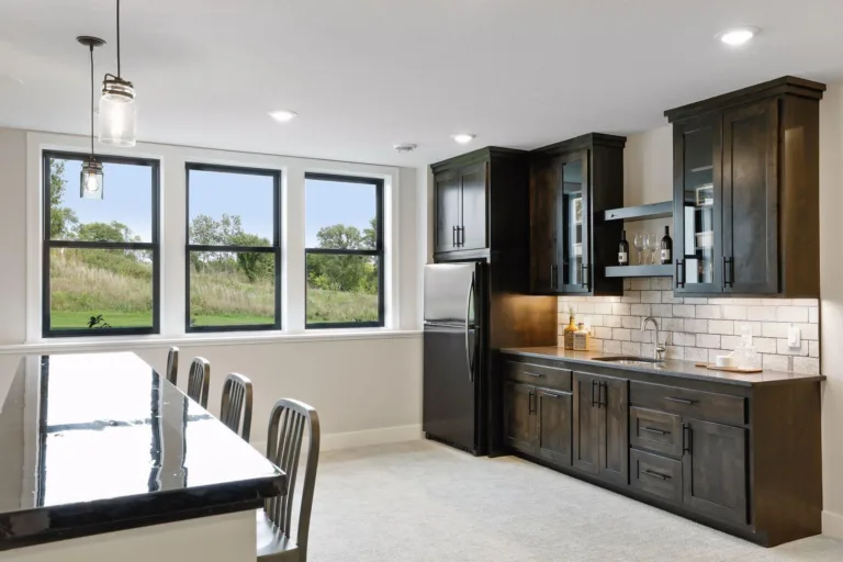 Custom home bar cabinetry