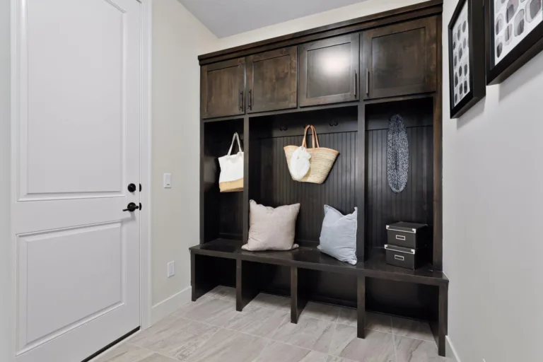 Custom mudroom cabinets