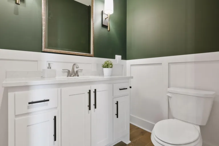 Custom bathroom vanity and cabinets