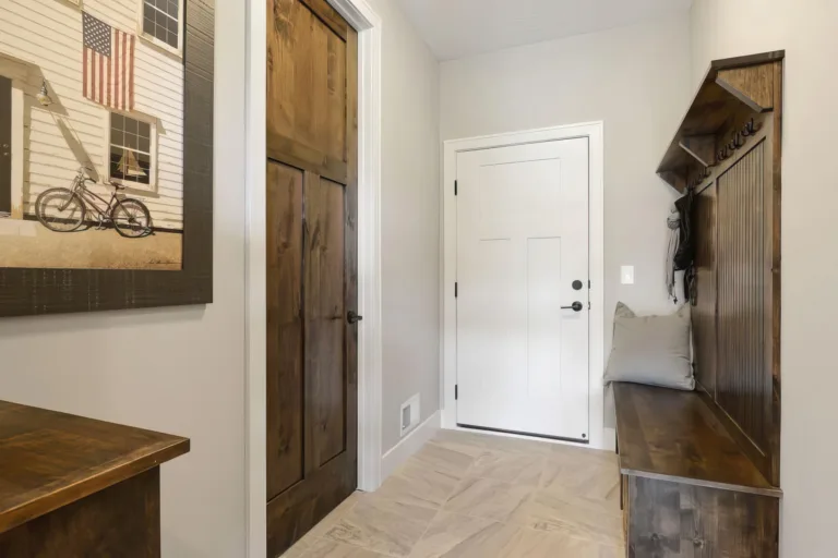 Custom mudroom cabinets