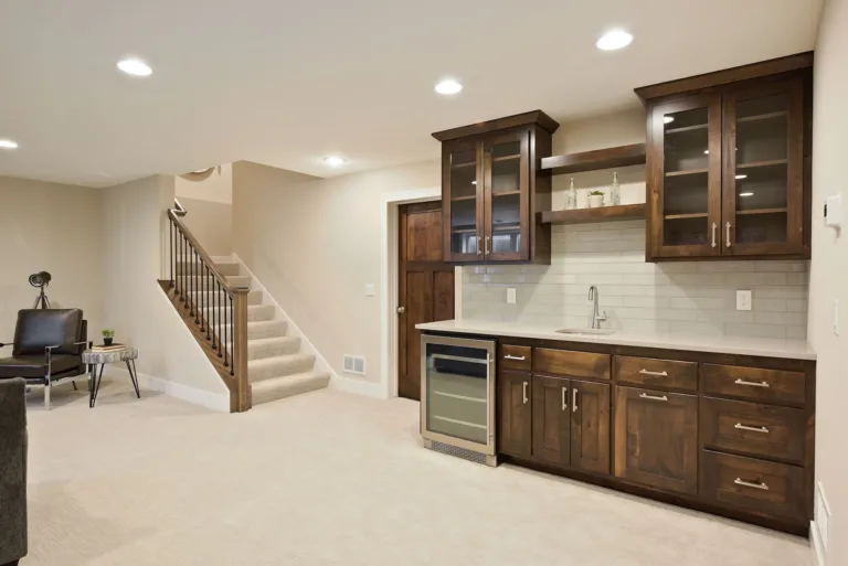 Custom home bar cabinetry