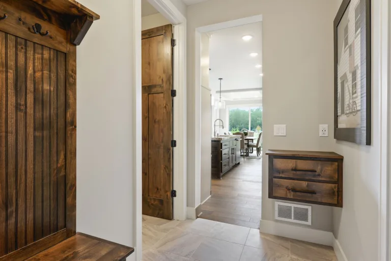 Custom mudroom cabinets
