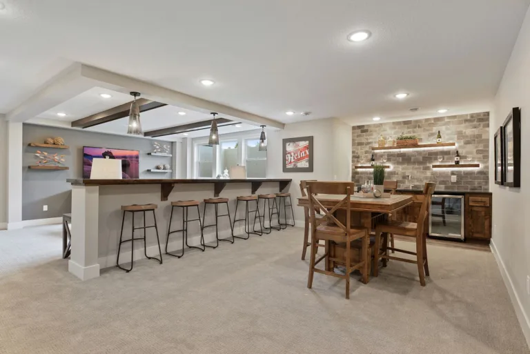 Custom home bar cabinetry